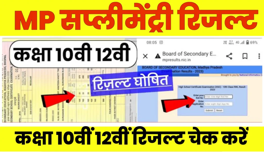 MP Board Supplementary Result Kaise Check Kare