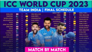 icc world cup 2023 schedule india